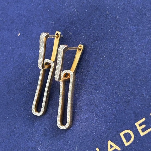 Monica Vinader Alta Capture Diamond Earrings - Picture 3 of 6